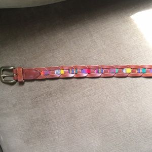 Leather belt
